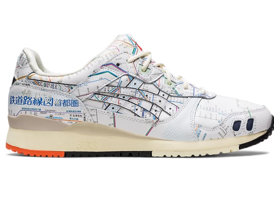 ASICS GEL-LYTE III OG Men's Sneakers in White/Peacoat - Retro Running Shoes