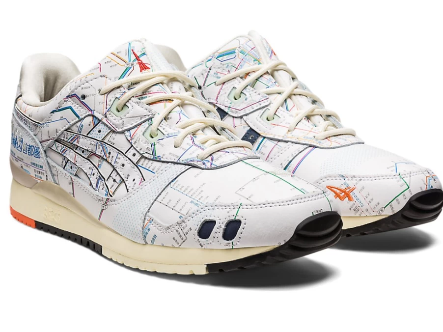 ASICS GEL-LYTE III OG Men's Sneakers in White/Peacoat - Retro Running Shoes