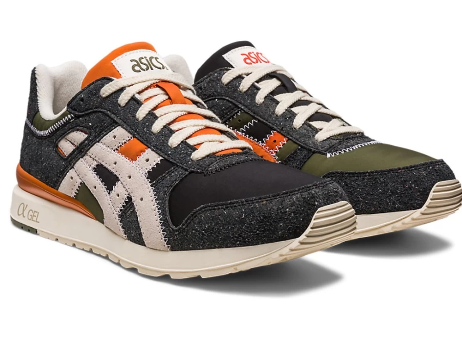 ASICS GT-II Men's Sneakers in Black/Cream - Classic Running Shoes