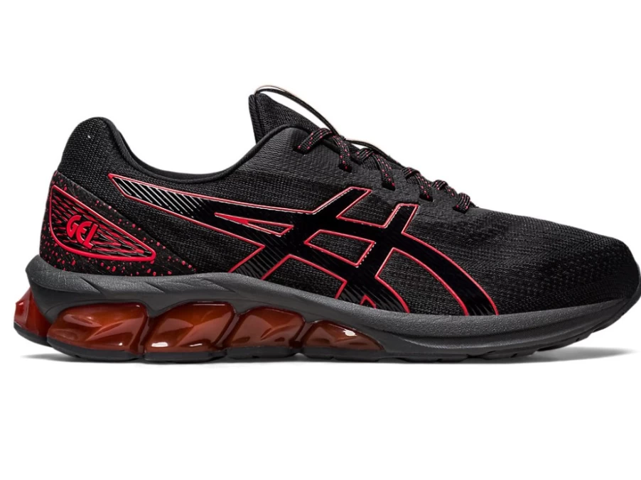 ASICS GEL-QUANTUM 180 VII Unisex Running Shoes - Black/Red Alert