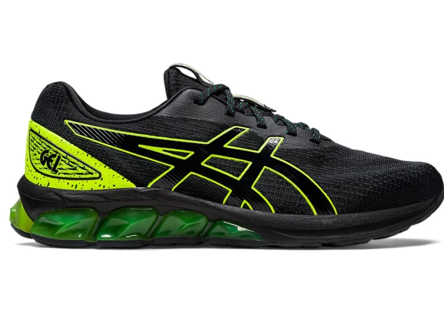 ASICS GEL-QUANTUM 180 VII Unisex Running Shoes - Black/Safety Yellow