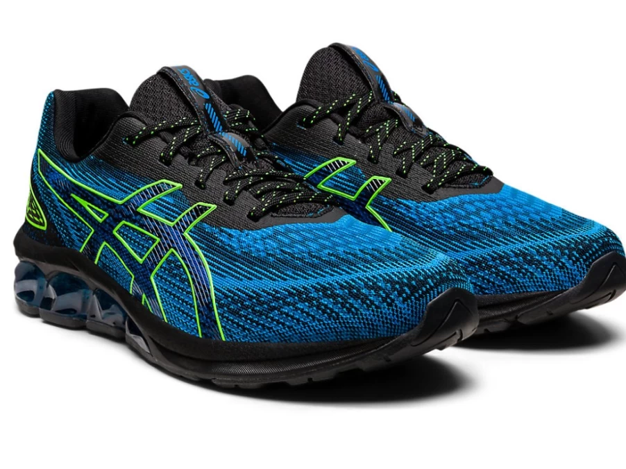 ASICS GEL-QUANTUM 180 VII Unisex Running Shoes - Black/Directoire Blue
