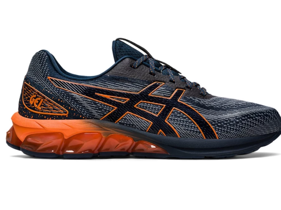 ASICS GEL-QUANTUM 180 VII Unisex Running Shoes - French Blue/Lava Orange
