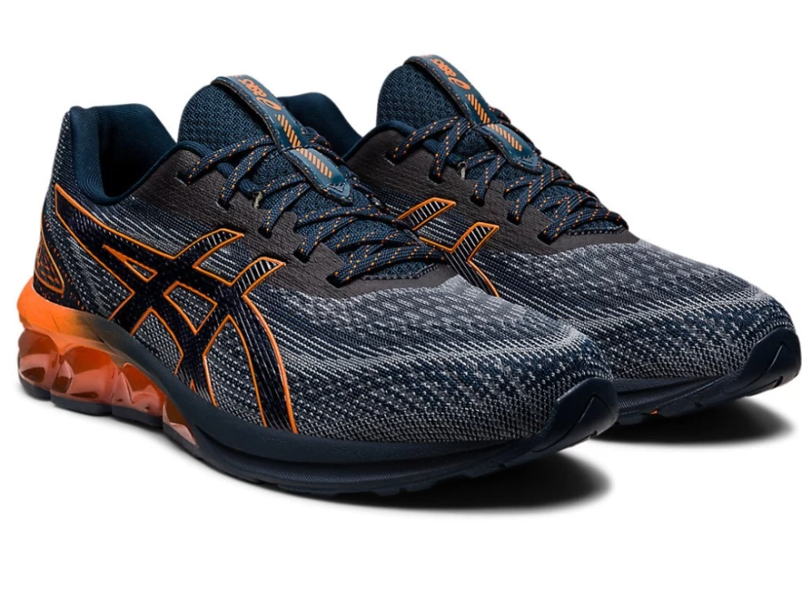 ASICS GEL-QUANTUM 180 VII Unisex Running Shoes - French Blue/Lava Orange