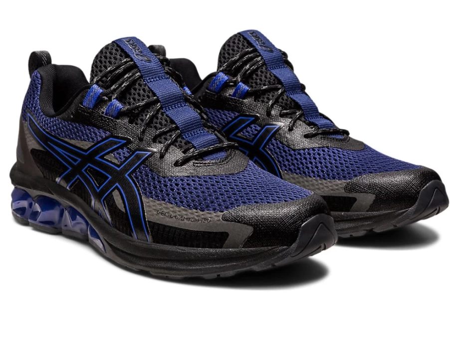 ASICS Men's GEL-QUANTUM 180 VII Running Shoes - Indigo Blue/Black