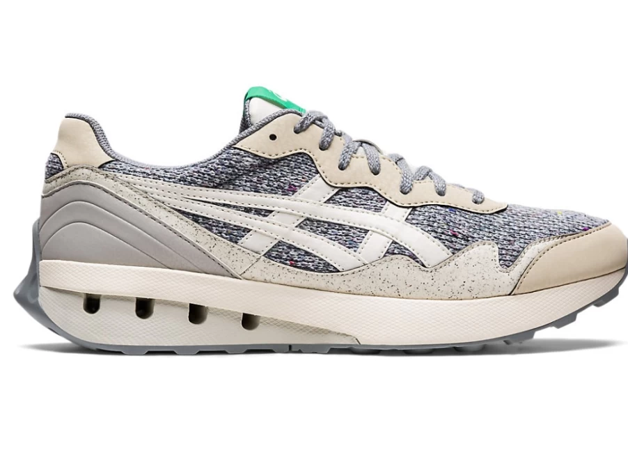 ASICS JOGGER X81 Unisex Sneakers in Oyster Grey & Cream - Comfortable Running Shoes