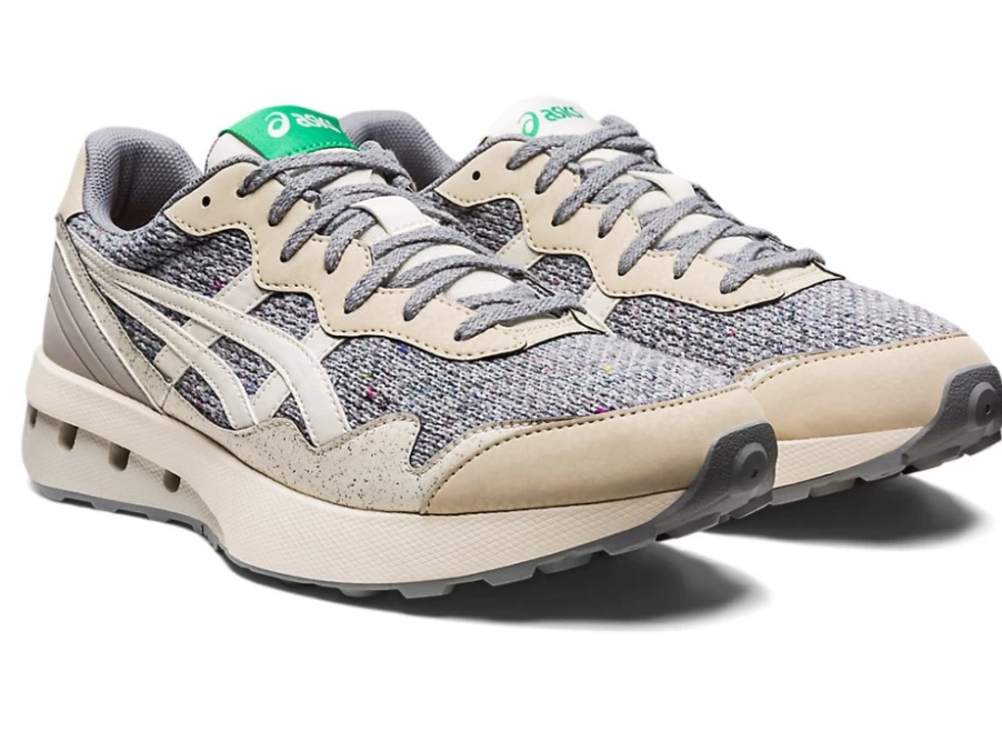 ASICS JOGGER X81 Unisex Sneakers in Oyster Grey & Cream - Comfortable Running Shoes