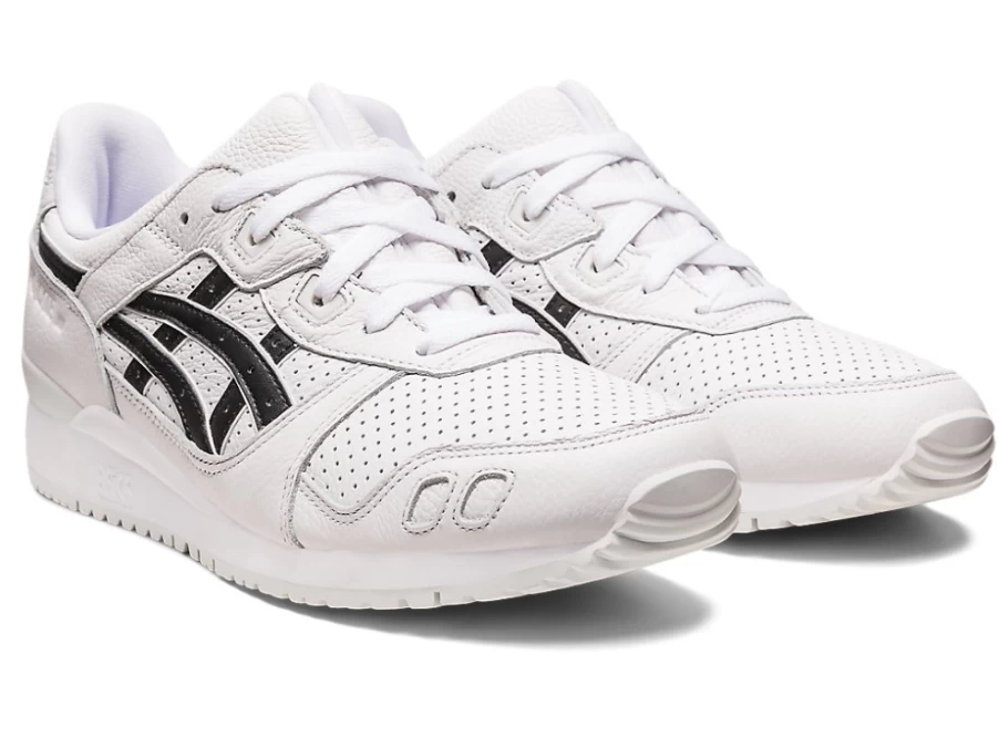 ASICS GEL-LYTE III OG Unisex Sneakers in White/Black - Classic Running Shoes