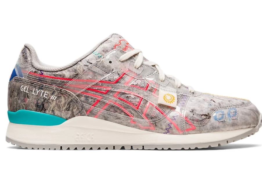 ASICS GEL-LYTE III OG RECYCLED FELT Unisex Sneakers in Oyster Grey & Diva Pink - Sustainable Running Shoes