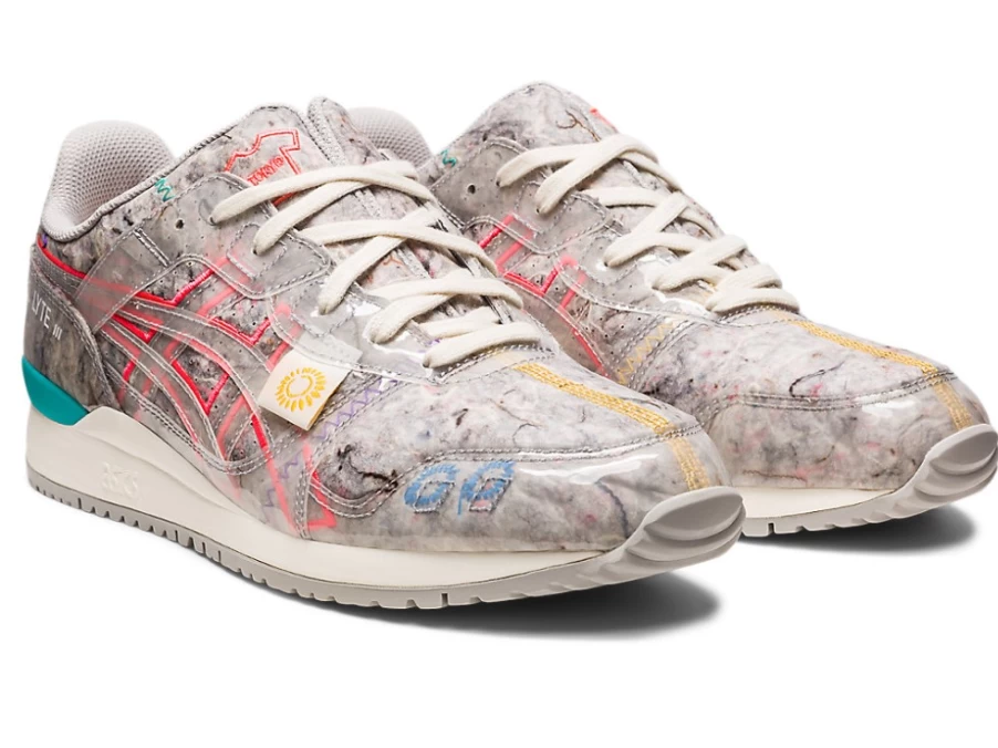 ASICS GEL-LYTE III OG RECYCLED FELT Unisex Sneakers in Oyster Grey & Diva Pink - Sustainable Running Shoes