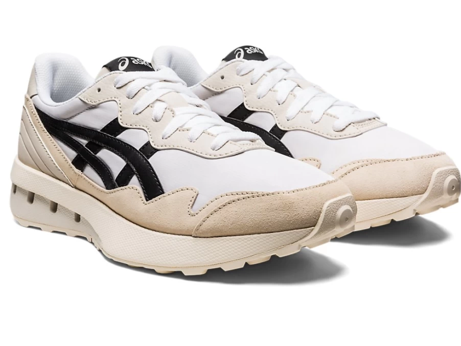 ASICS JOGGER X81 Unisex Sneakers in White/Smoke Grey - Lightweight Running Shoes