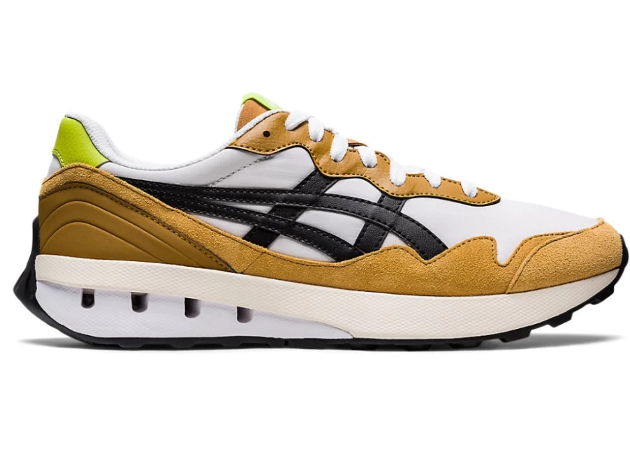 ASICS JOGGER X81 Unisex Sneakers in White/Tan Presidio - Comfortable Athletic Running Shoes