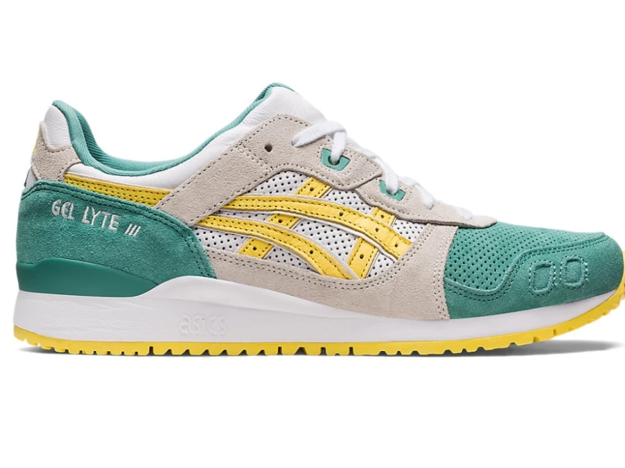 ASICS GEL-LYTE III OG Unisex Sneakers in Sage/Banana Cream - Retro Running Shoes