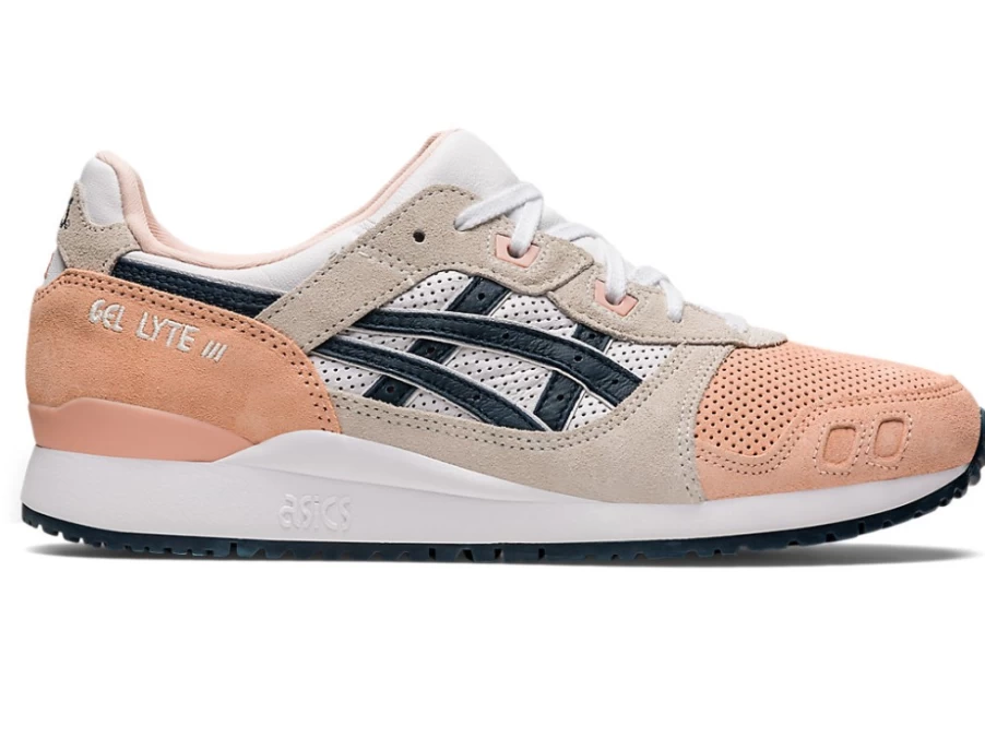 ASICS GEL-LYTE III OG Unisex Sneakers in Baked Pink/French Blue - Retro Running Shoes