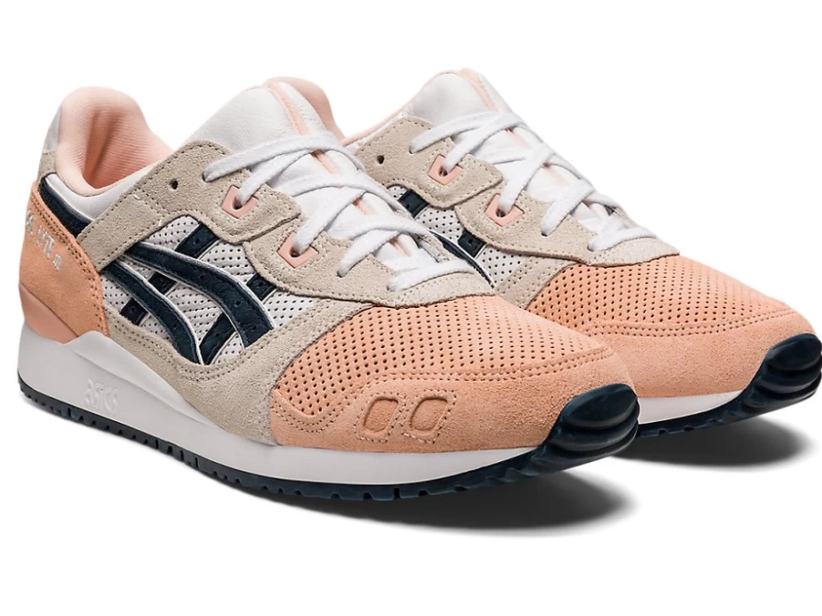 ASICS GEL-LYTE III OG Unisex Sneakers in Baked Pink/French Blue - Retro Running Shoes