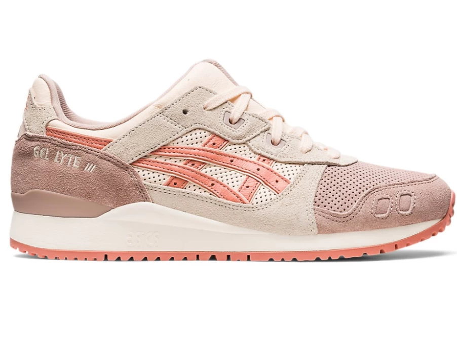ASICS GEL-LYTE III OG Unisex Sneakers in Fawn/Salmon - Retro Running Shoes