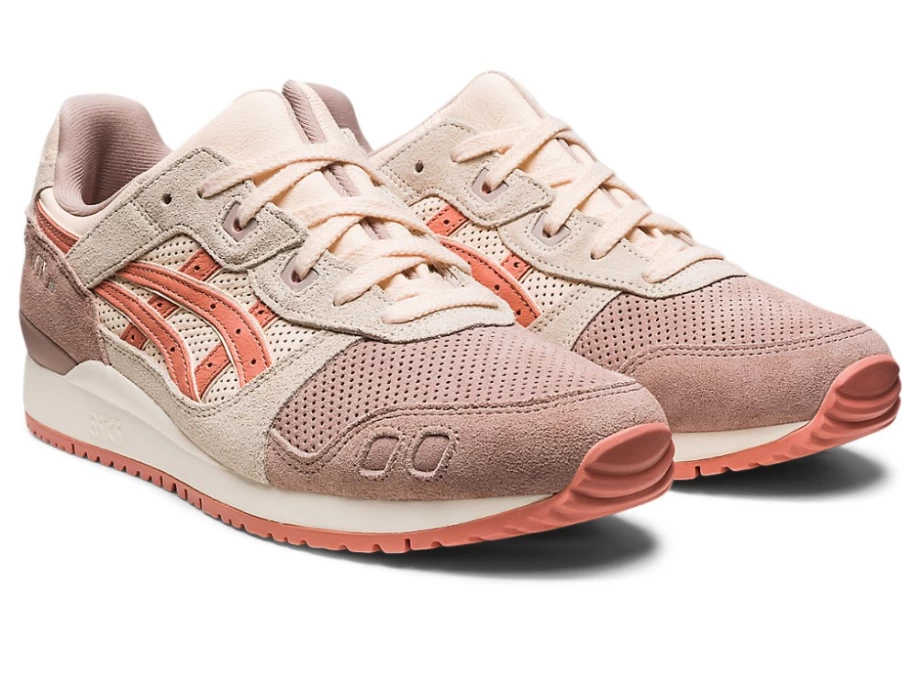 ASICS GEL-LYTE III OG Unisex Sneakers in Fawn/Salmon - Retro Running Shoes
