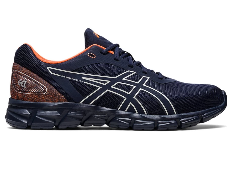 ASICS Men's GEL-Quantum Lyte II Running Shoes - Midnight/Shocking Orange