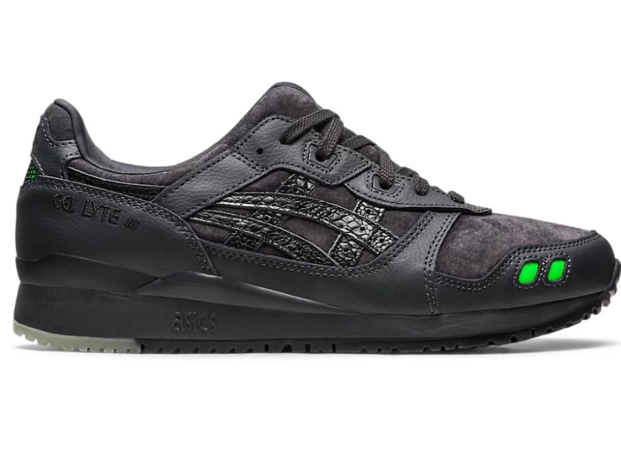 ASICS GEL-LYTE III OG PYTHON - Men's Black/Black Retro Running Shoes