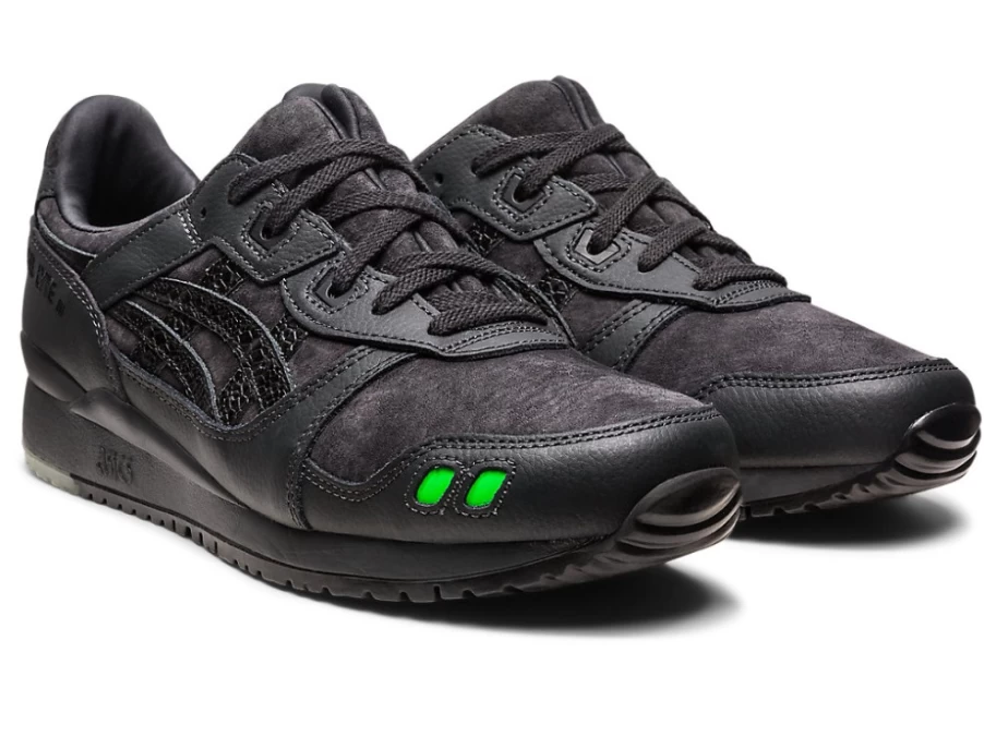 ASICS GEL-LYTE III OG PYTHON - Men's Black/Black Retro Running Shoes