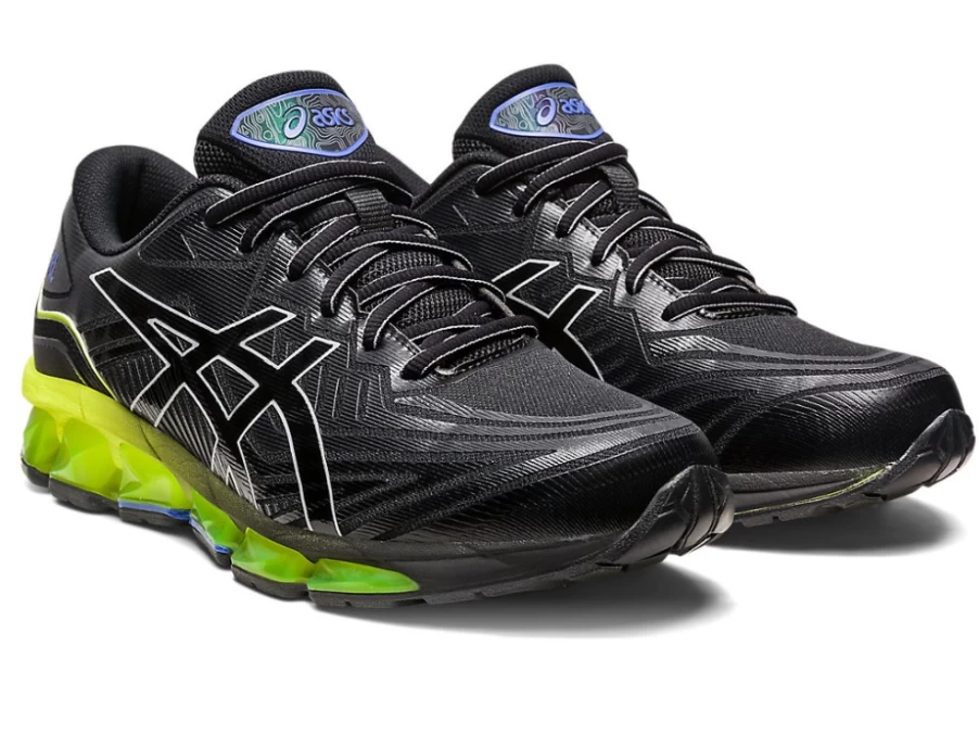 ASICS Men's GEL-QUANTUM 360 VII Running Shoes - Black/Safety Yellow
