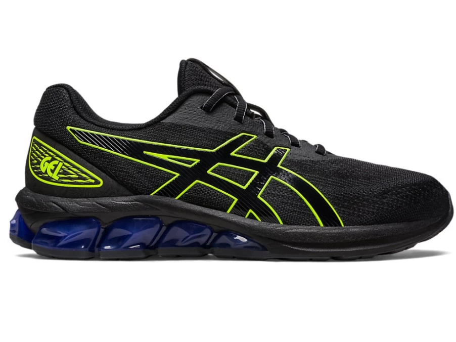ASICS Men's GEL-QUANTUM 180 VII Running Shoes - Black/Safety Yellow