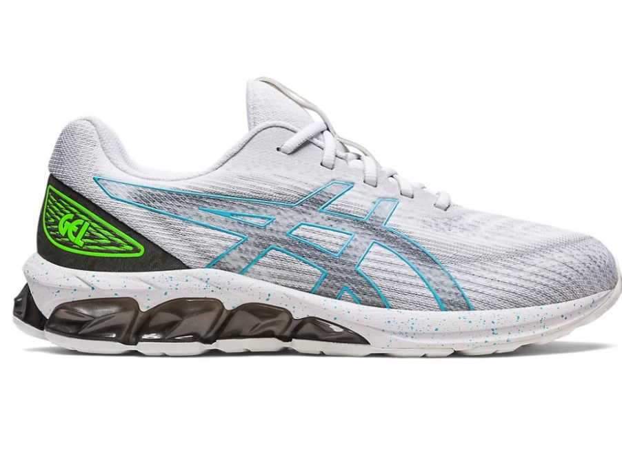ASICS Men's GEL-QUANTUM 180 VII Running Shoes - White/Gunmetal