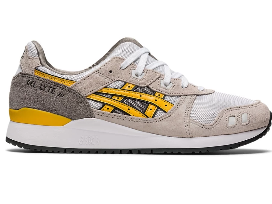ASICS GEL-LYTE III OG Unisex Sneakers in Oyster Grey/Honey - Retro Running Shoes