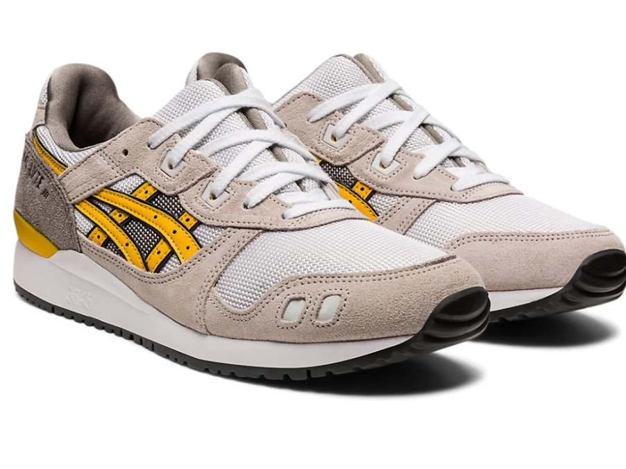 ASICS GEL-LYTE III OG Unisex Sneakers in Oyster Grey/Honey - Retro Running Shoes