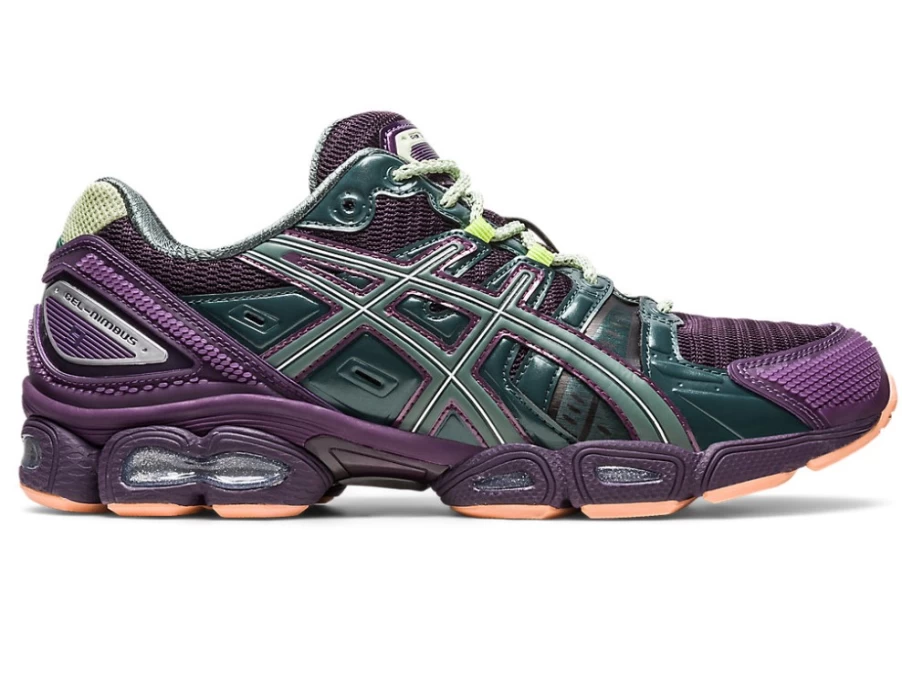 ASICS GEL-NIMBUS 9 Nightshade/Laurel Wreath Men's Running Shoes - BRAIN DEAD Collaboration