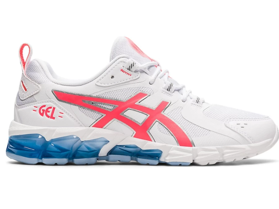 ASICS Women's GEL-QUANTUM 180 Running Shoes in White/Mink - Lightweight Cushioned Sneakers