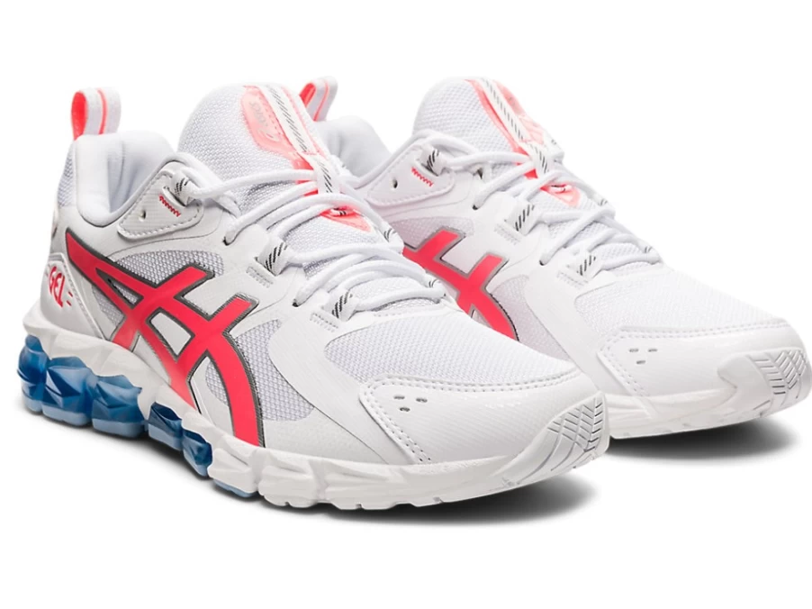 ASICS Women's GEL-QUANTUM 180 Running Shoes in White/Mink - Lightweight Cushioned Sneakers