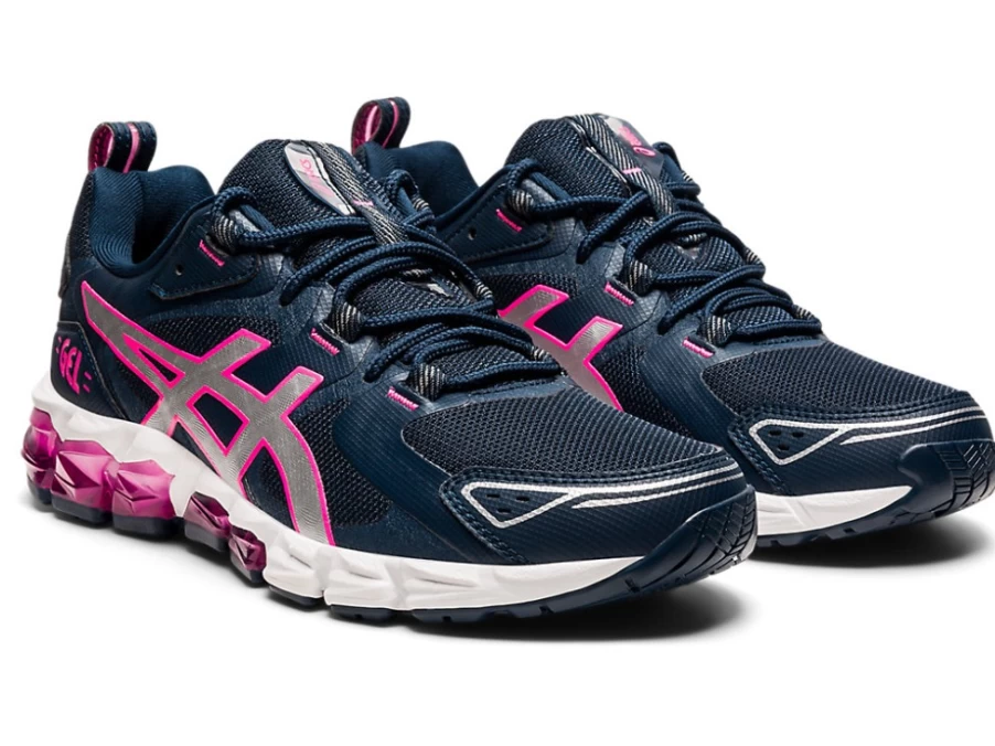 ASICS Women's GEL-QUANTUM 180 Running Shoes in French Blue/Hot Pink