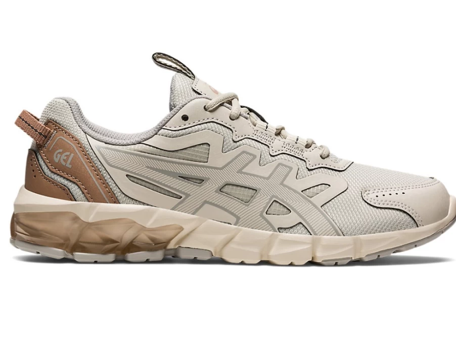 ASICS Women's GEL-QUANTUM 90 3 Running Shoes in Smoke Grey/Oyster Grey