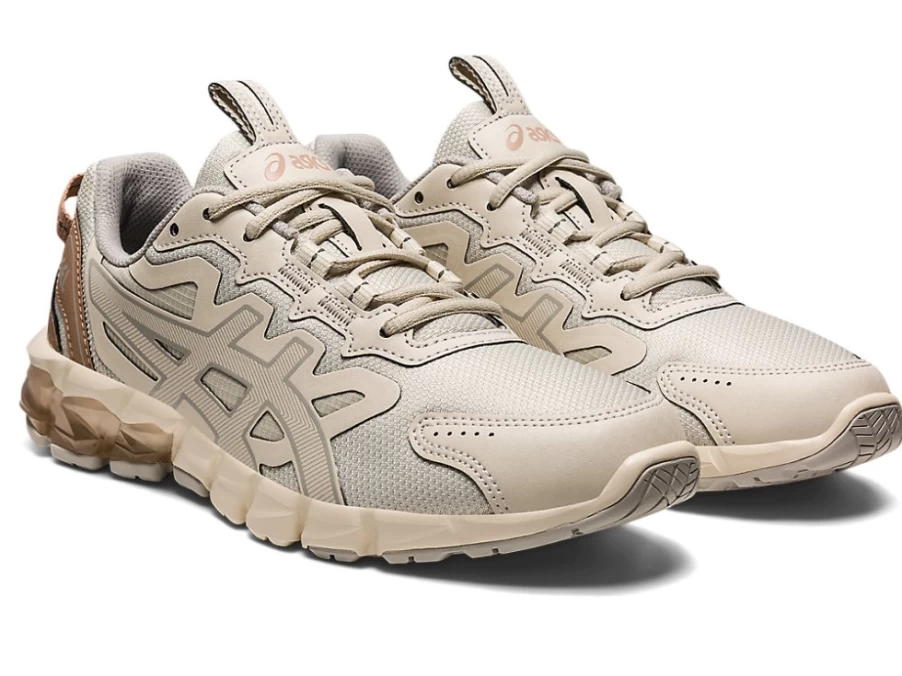 ASICS Women's GEL-QUANTUM 90 3 Running Shoes in Smoke Grey/Oyster Grey