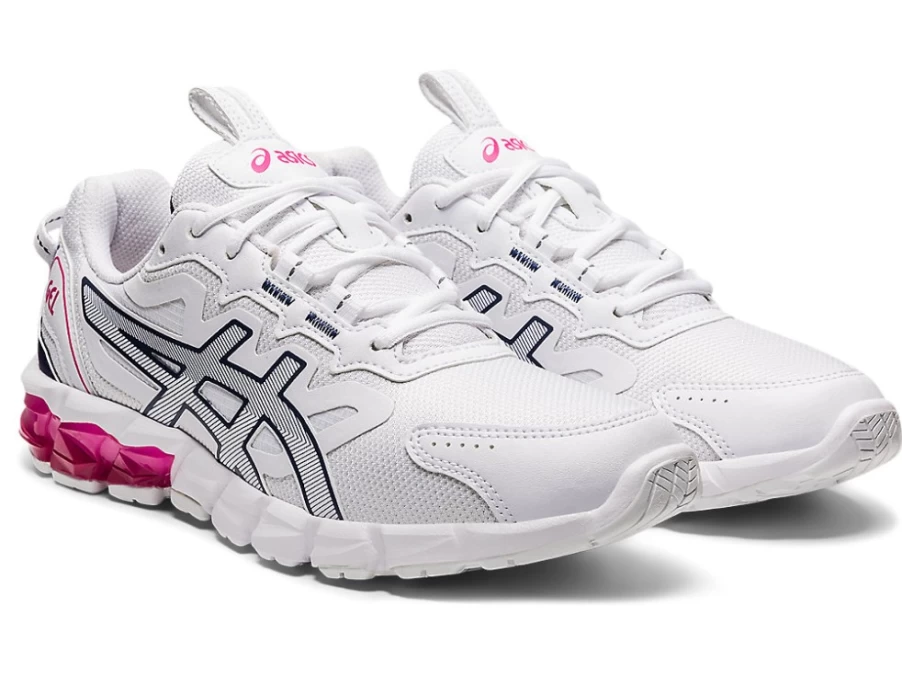 ASICS Women's GEL-QUANTUM 90 3 Running Shoes - White/Thunder Blue
