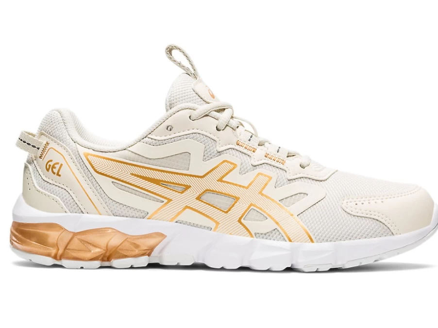 ASICS Women's GEL-QUANTUM 90 3 Running Shoes in Birch/Pure Gold