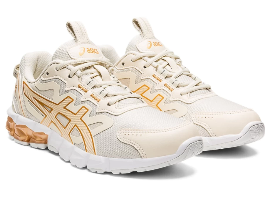 ASICS Women's GEL-QUANTUM 90 3 Running Shoes in Birch/Pure Gold