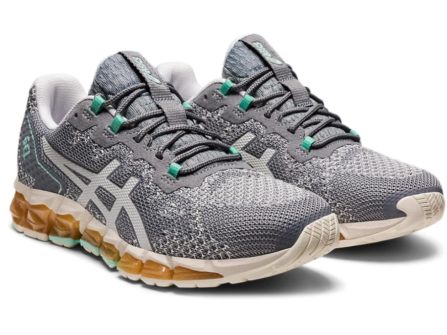 ASICS Women's GEL-QUANTUM 360 6 KNIT Running Shoes - Glacier Grey/Sheet Rock