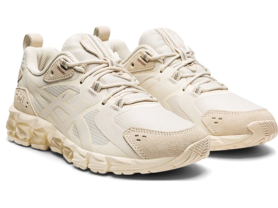 ASICS Women's GEL-QUANTUM 180 Running Shoes in Birch/Birch - Lightweight Cushioned Sneakers