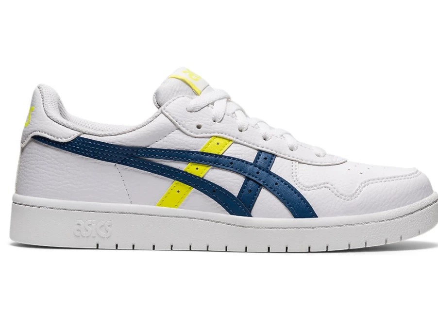ASICS Women's JAPAN S Sneakers in White/Grand Shark Color - Running Shoes