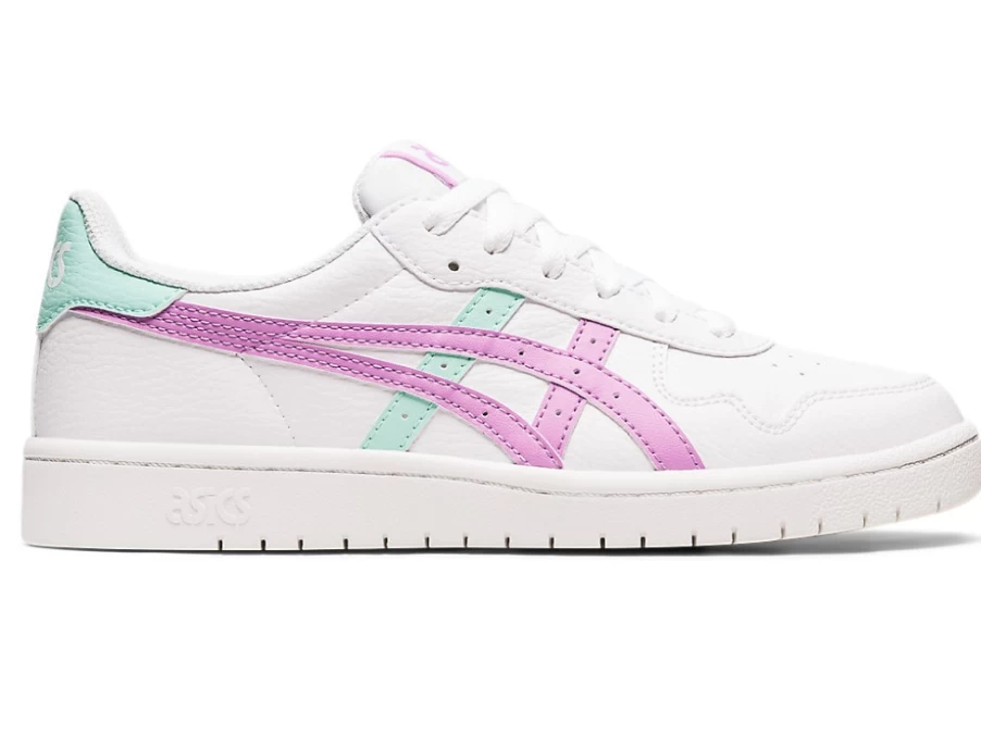 ASICS Women's JAPAN S Sneakers in White/Lavender Glow - Lightweight Running Shoes