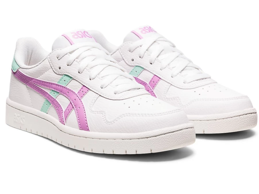 ASICS Women's JAPAN S Sneakers in White/Lavender Glow - Lightweight Running Shoes