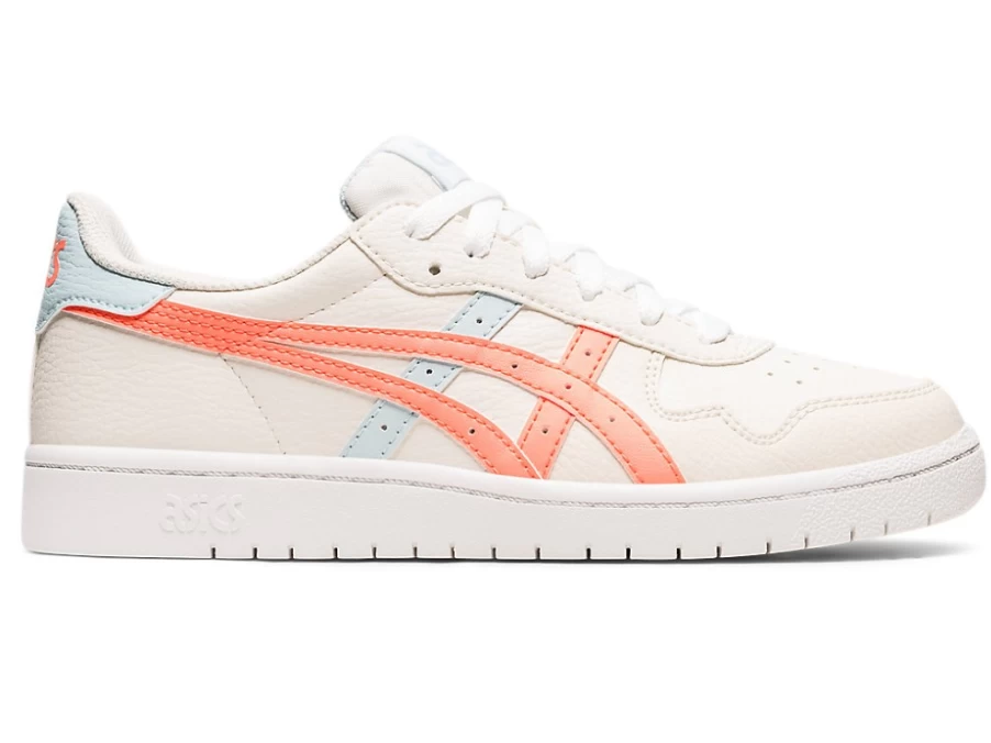ASICS Women's Cream/Sun Coral JAPAN S Running Shoes