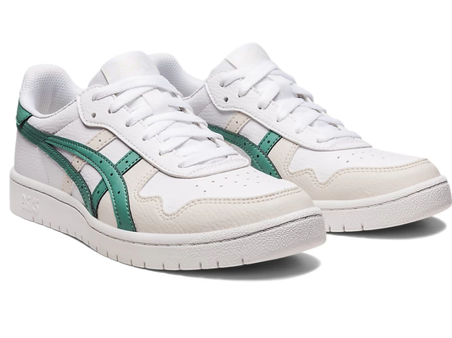 ASICS Women's JAPAN S Sneakers in White/Sage Colorway