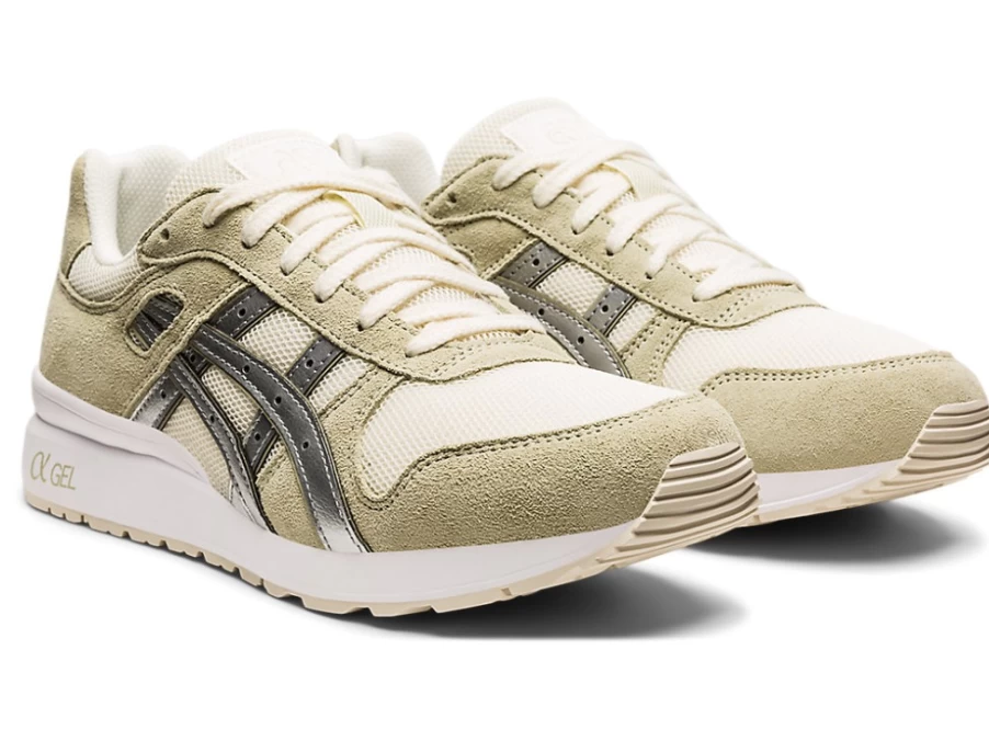 ASICS Women's GT-II Sneakers in Dried Leaf Green & Pure Silver