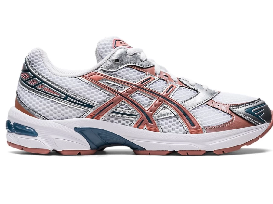 ASICS GEL-1130 Women's Running Shoes in White/Umeboshi Colorway