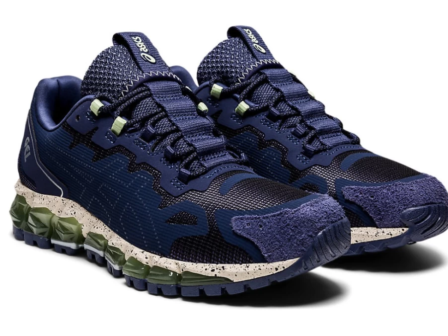 ASICS Women's GEL-QUANTUM 360 6 Running Shoes - Thunder Blue/Whisper Green