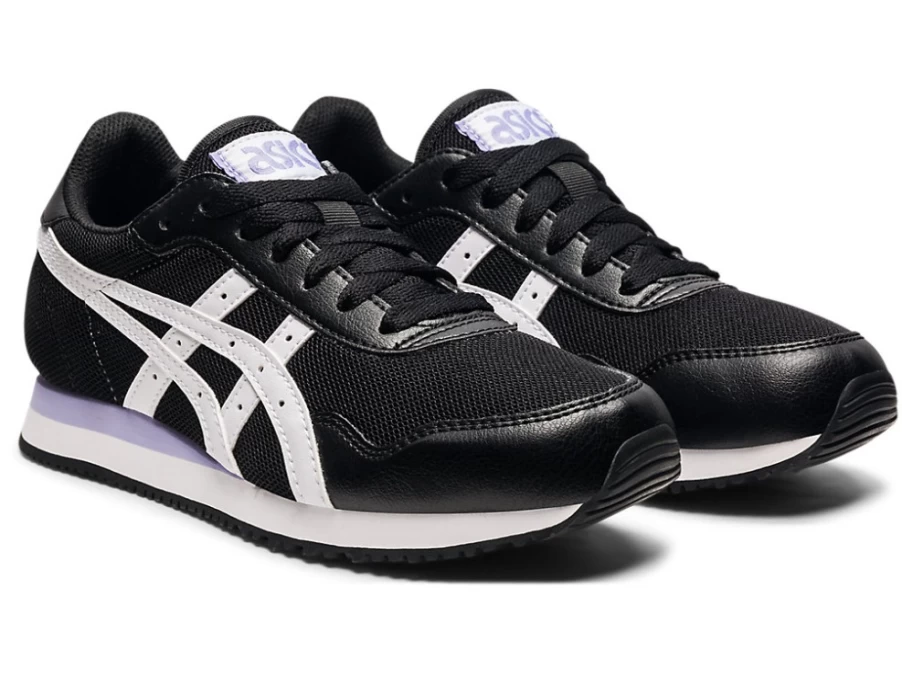 ASICS Women's TIGER RUNNER Running Shoes - Black/White