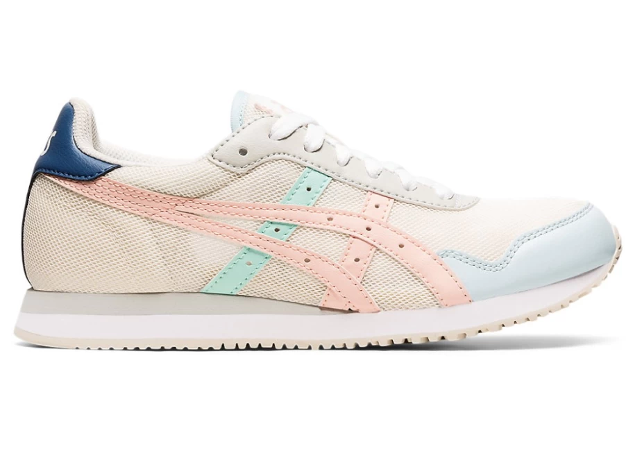 ASICS Women's TIGER RUNNER Sneakers in Cream/Breeze - Lightweight Running Shoes